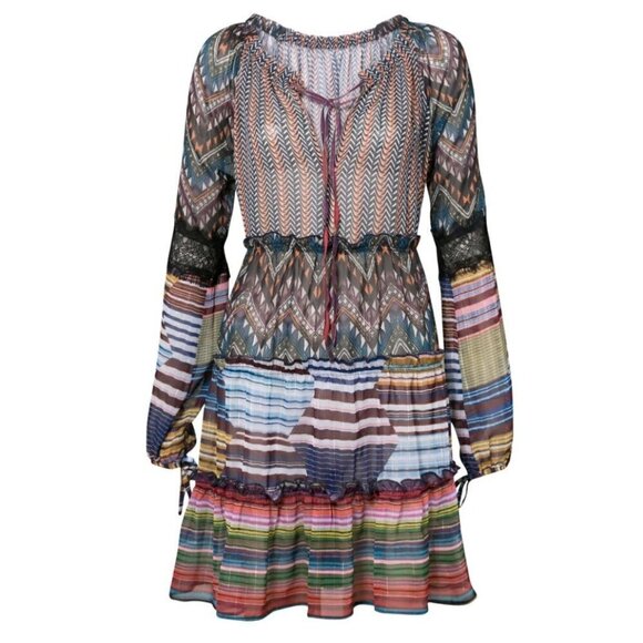Desigual Dresses & Skirts - Desigual Women's Lena Woven Long Sleeve Dress Size 36 XS